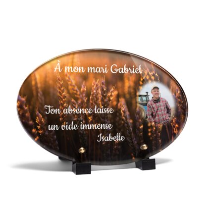 Plaque funéraire epis-de-ble-forme-ovale 11 plapuedacaes.com
