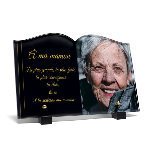 Plaque funéraire demi-cadre-forme-livre 1 plapuedacaes.com
