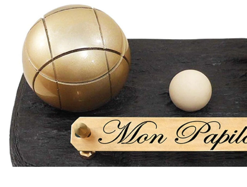 Plaque funéraire boules-et-cochonnet 24 plapuedacaes.com
