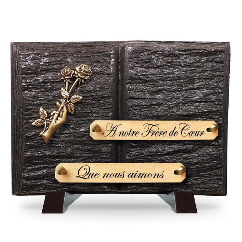 Plaque funéraire petit-livre 23 plapuedacaes.com