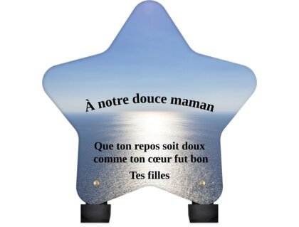 Plaque funéraire horizon-ocean-forme-etoile 19 plapuedacaes.com
