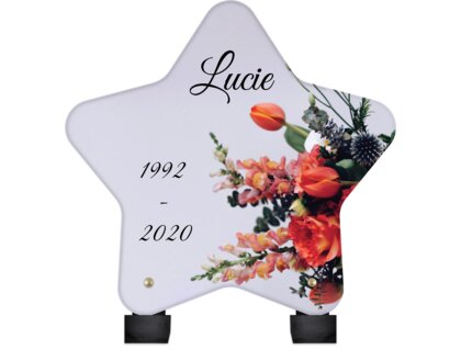 Plaque funéraire bouquet-garni-forme-etoile 13 plapuedacaes.com
