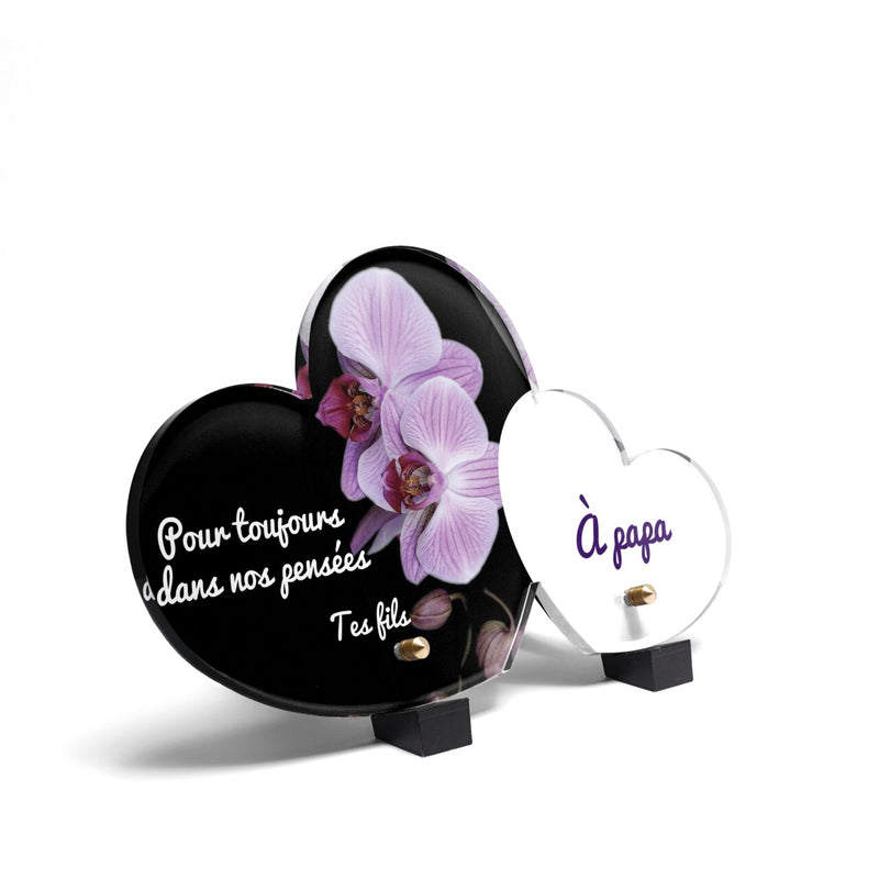 Plaque funéraire magnifiques-orchidees-forme-double-coeur 9 plapuedacaes.com
