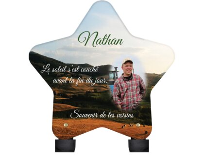 Plaque funéraire champs-vus-du-ciel-forme-etoile 14 plapuedacaes.com
