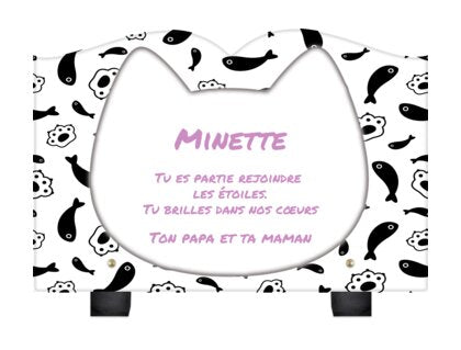 Plaque funéraire cadre-tete-de-chat-forme-livre 11 plapuedacaes.com
