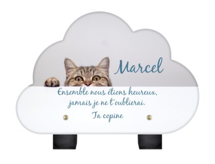 Plaque funéraire chat-qui-se-cache-forme-nuage 12 plapuedacaes.com
