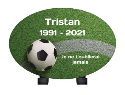 Plaque funéraire ballon-de-football-forme-ovale 15 plapuedacaes.com
