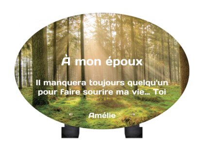Plaque funéraire foret-forme-ovale 25 plapuedacaes.com
