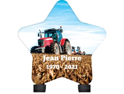 Plaque funéraire tracteur-au-champ-forme-etoile 16 plapuedacaes.com
