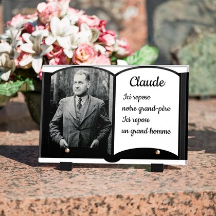 Plaque funéraire livre-minimaliste 27 plapuedacaes.com
