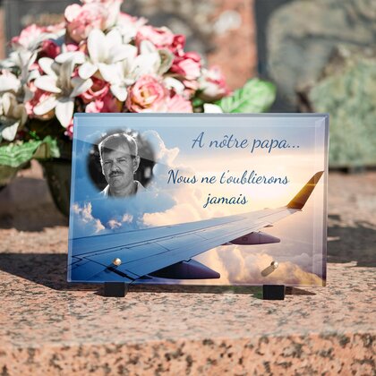 Plaque funéraire aile-avion 28 plapuedacaes.com

