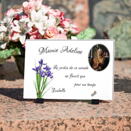 Plaque funéraire plaque-funeraire-iris 25 plapuedacaes.com
