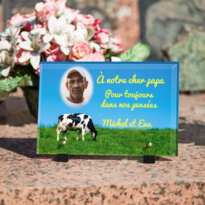 Plaque funéraire plaque-funeraire-vache 1 plapuedacaes.com
