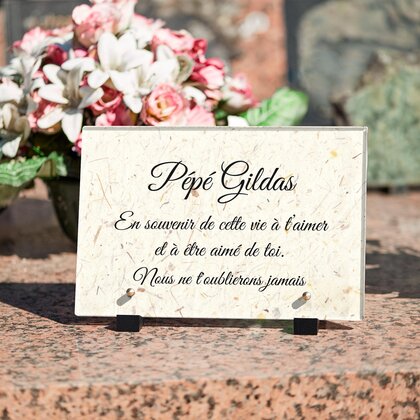 Plaque funéraire papier-recycle 3 plapuedacaes.com
