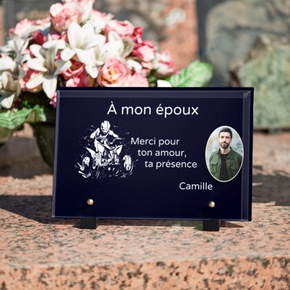 Plaque funéraire quad-tout-terrain 5 plapuedacaes.com
