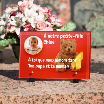 Plaque funéraire plaque-funeraire-ourson 29 plapuedacaes.com
