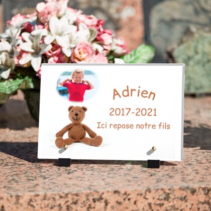 Plaque funéraire ourson-en-laine 29 plapuedacaes.com
