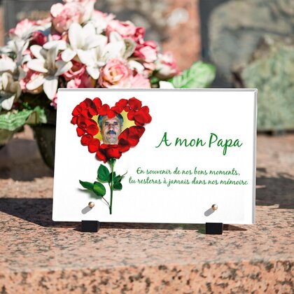 Plaque funéraire roses-en-coeur 29 plapuedacaes.com
