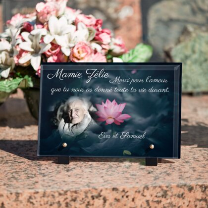 Plaque funéraire lotus-symbole-bouddhiste 9 plapuedacaes.com
