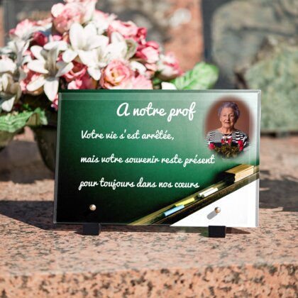 Plaque funéraire tableau-scolaire-vert 22 plapuedacaes.com
