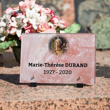 Plaque funéraire marbre-rose 18 plapuedacaes.com
