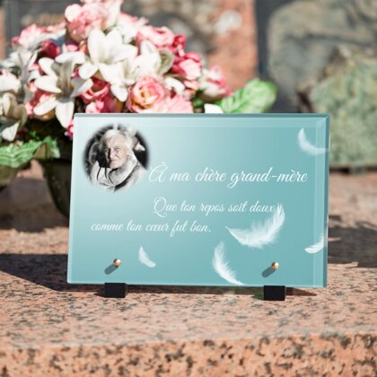 Plaque funéraire plaque-funeraire-plume 3 plapuedacaes.com
