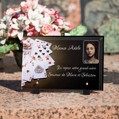 Plaque funéraire jeux-de-cartes 9 plapuedacaes.com
