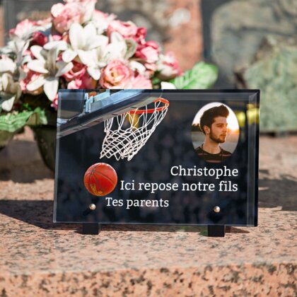 Plaque funéraire basketball 24 plapuedacaes.com
