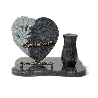 Plaque funéraire coeur-fleurs-taillees-avec-vase 21 plapuedacaes.com
