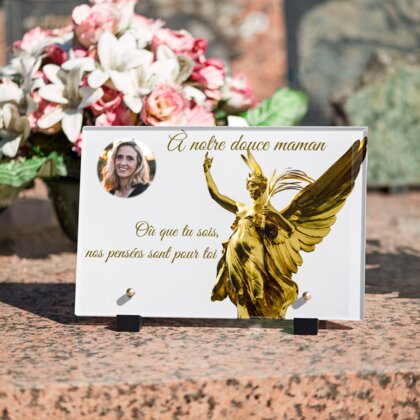 Plaque funéraire ange-dore 28 plapuedacaes.com

