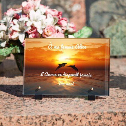 Plaque funéraire plaque-funeraire-dauphin 14 plapuedacaes.com

