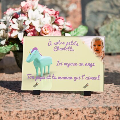 Plaque funéraire licorne-en-3d 7 plapuedacaes.com
