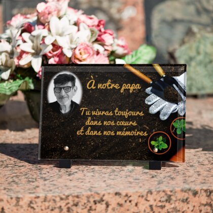 Plaque funéraire jardinier-semant 15 plapuedacaes.com
