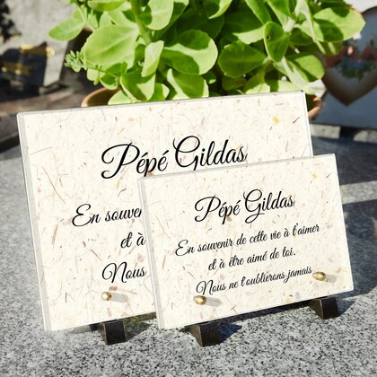 Plaque funéraire papier-recycle 30 plapuedacaes.com
