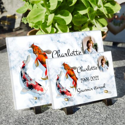Plaque funéraire poissons-japonais 16 plapuedacaes.com

