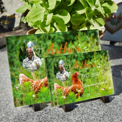 Plaque funéraire plaque-funeraire-poule 10 plapuedacaes.com

