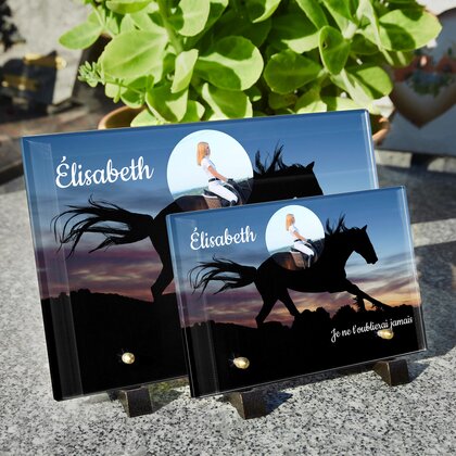 Plaque funéraire silhouette-de-cheval 29 plapuedacaes.com
