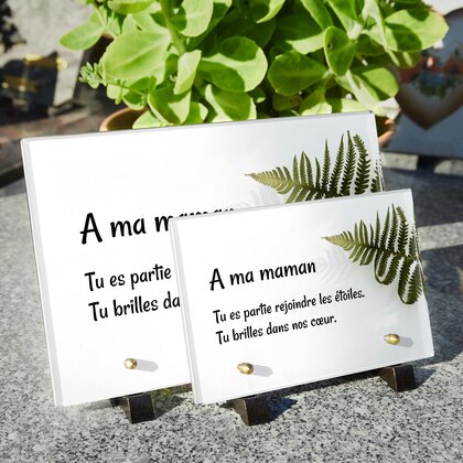 Plaque funéraire feuille-de-fougere 24 plapuedacaes.com
