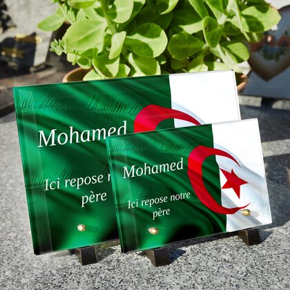 Plaque funéraire drapeau-algerien 23 plapuedacaes.com
