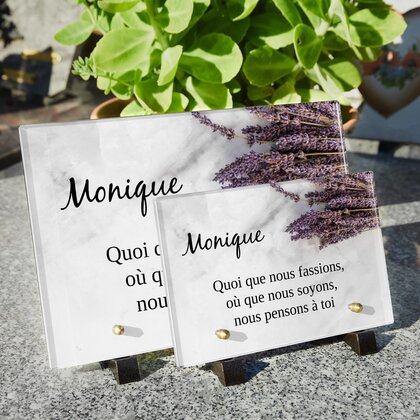 Plaque funéraire lavande-sur-marbre 1 plapuedacaes.com
