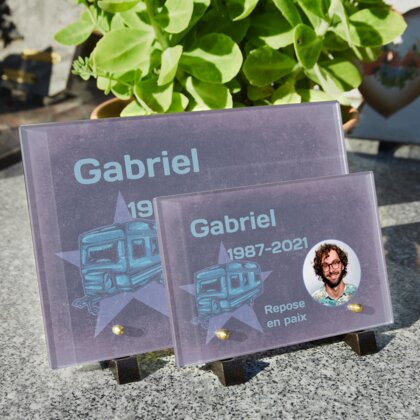 Plaque funéraire plaque-funeraire-roulotte 16 plapuedacaes.com
