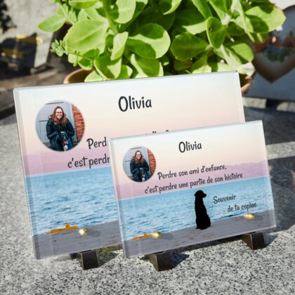 Plaque funéraire chien-noir-au-bord-de-mer 7 plapuedacaes.com
