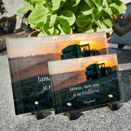 Plaque funéraire agriculteur 22 plapuedacaes.com
