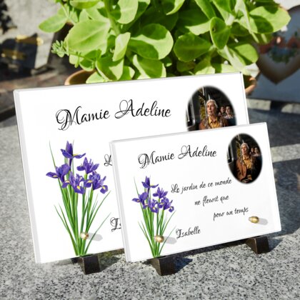 Plaque funéraire plaque-funeraire-iris 8 plapuedacaes.com
