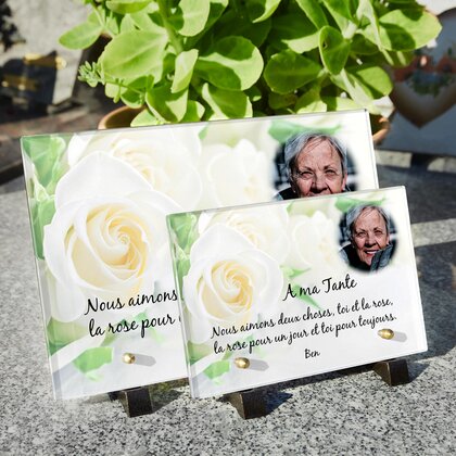 Plaque funéraire rose-blanche 25 plapuedacaes.com
