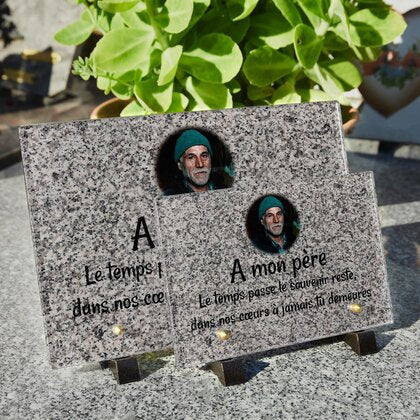Plaque funéraire granit-gris-simple 13 plapuedacaes.com
