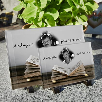 Plaque funéraire livre-ouvert 5 plapuedacaes.com
