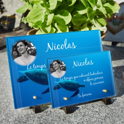 Plaque funéraire plaque-funeraire-tortue-de-mer 13 plapuedacaes.com
