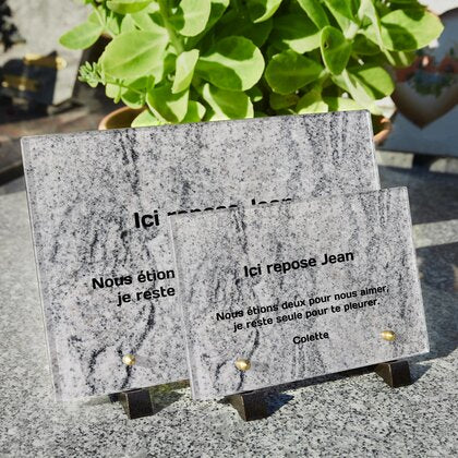 Plaque funéraire granit-viscount-blanc 29 plapuedacaes.com
