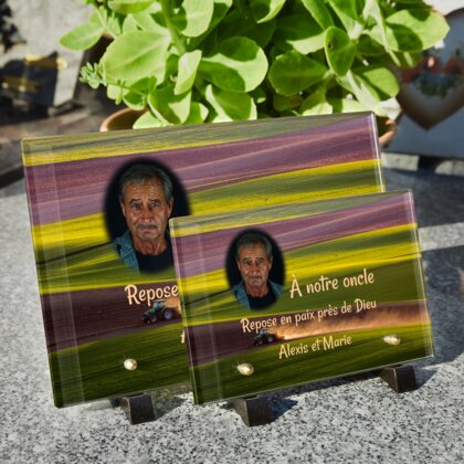 Plaque funéraire tracteur-laboureur 20 plapuedacaes.com
